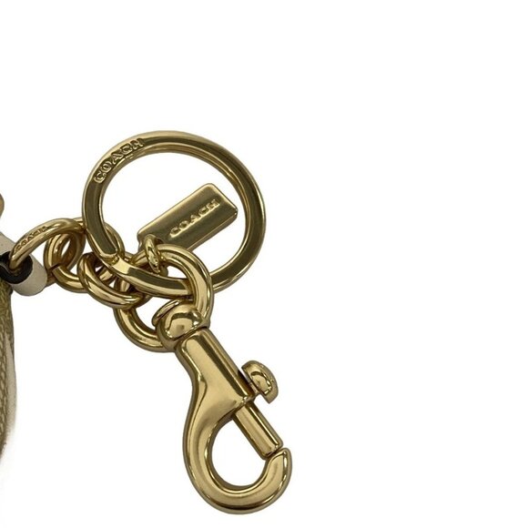 Auth COACH Signature CG762 Beige Light Brown PVC - Coin Case - Picture 10 of 12